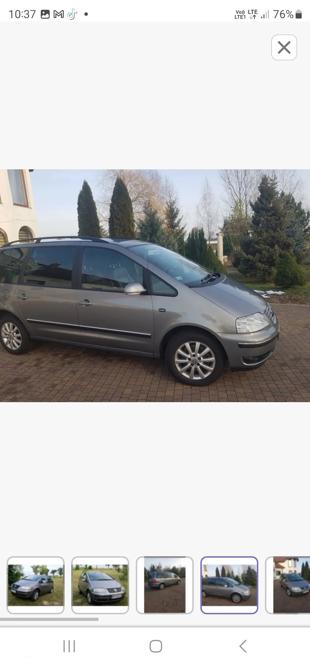 Volkswagen Sharan cena 19500 przebieg: 272000, rok produkcji 2005 z Jarosław małe 232